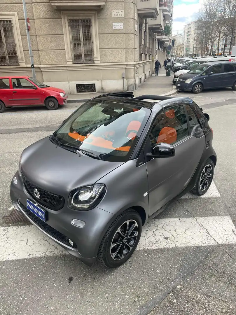 smart forTwo 70 1.0 twinamic cabrio Passion Grigio - 1