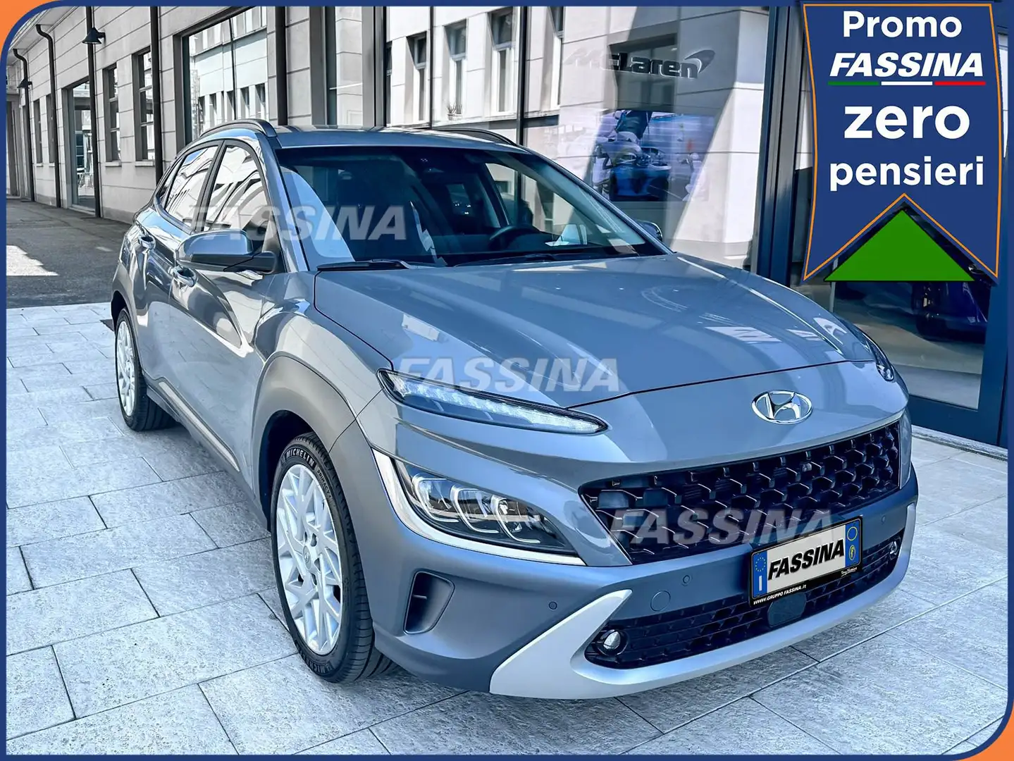 Hyundai KONA HEV 1.6 DCT XClass 141CV Gris - 1