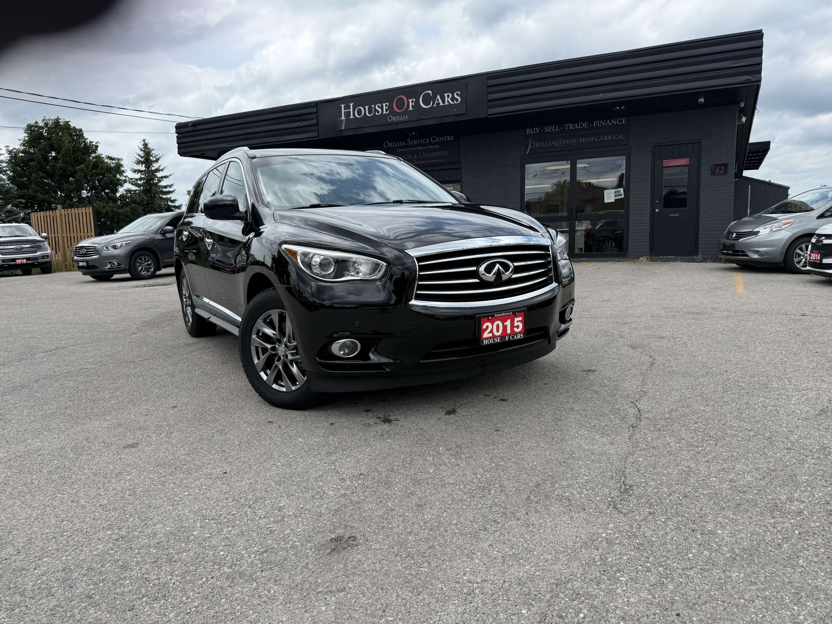 2015 Infiniti QX60 7psgr-AWD 4dr-Navi-Leather-Sunroof-360CAM-BT-tech