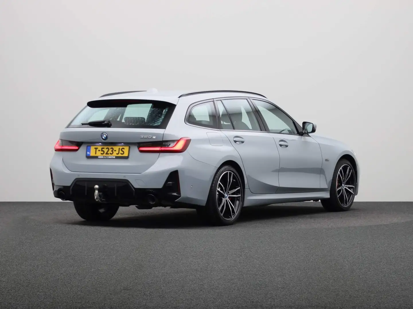 BMW 320 3-serie Touring 320e Gris - 2