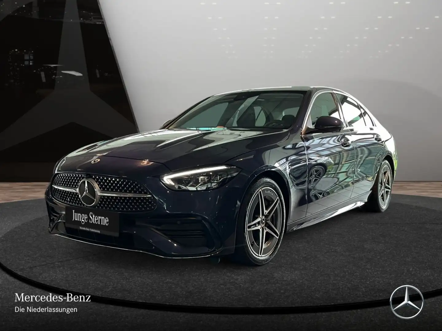 Mercedes-Benz C 200 AMG+360+LED+BURMESTER+TOTW+KEYLESS+9G Blu/Azzurro - 2