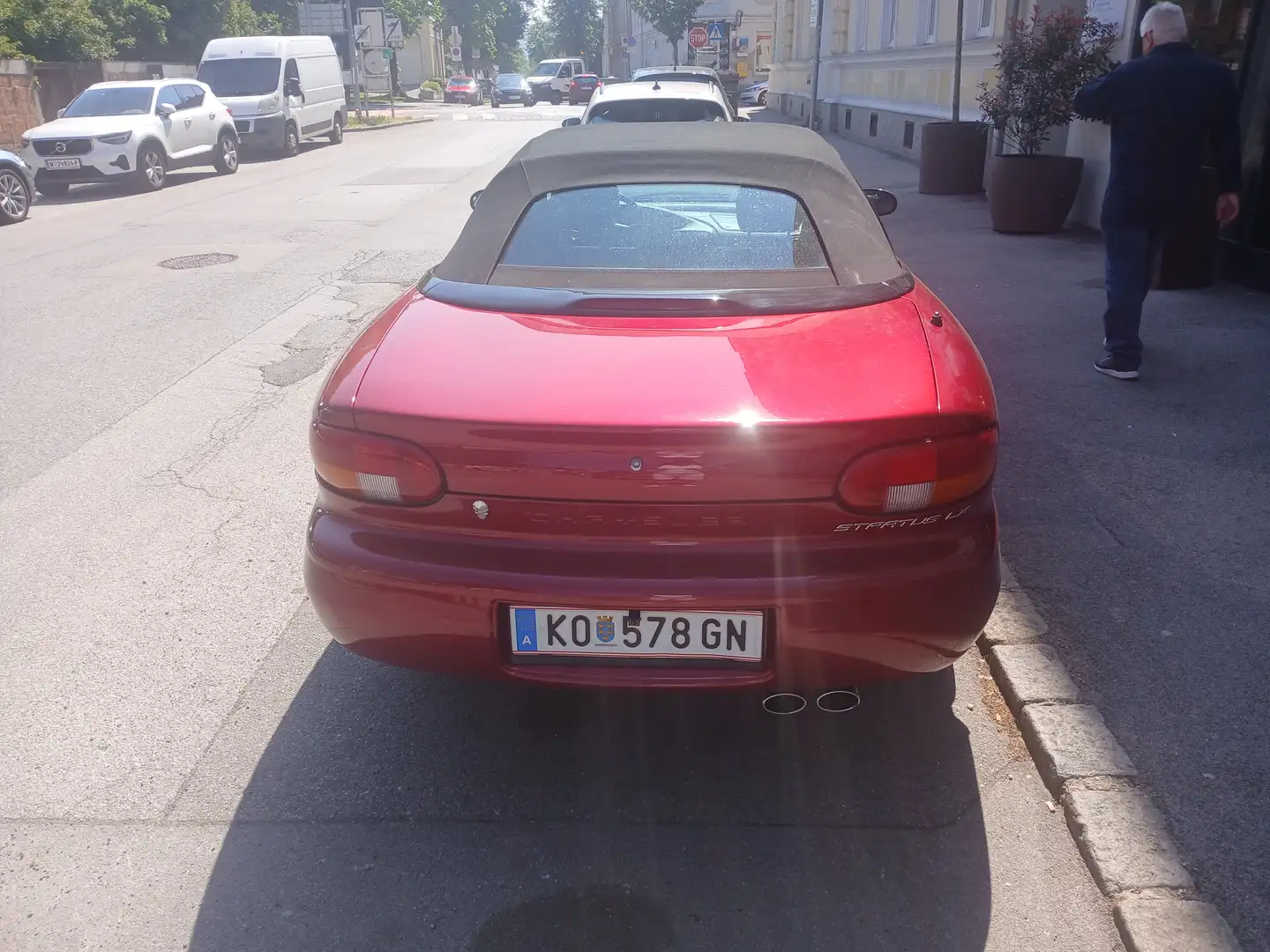 Chrysler Stratus Cabrio 2,5 LX Aut. Czerwony - 1