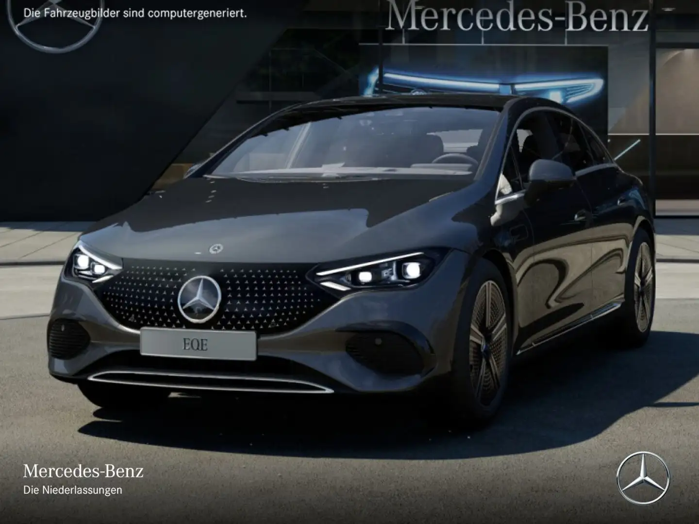 Mercedes-Benz EQE 350 Fahrass WideScreen Pano Burmester Distr. Grau - 2