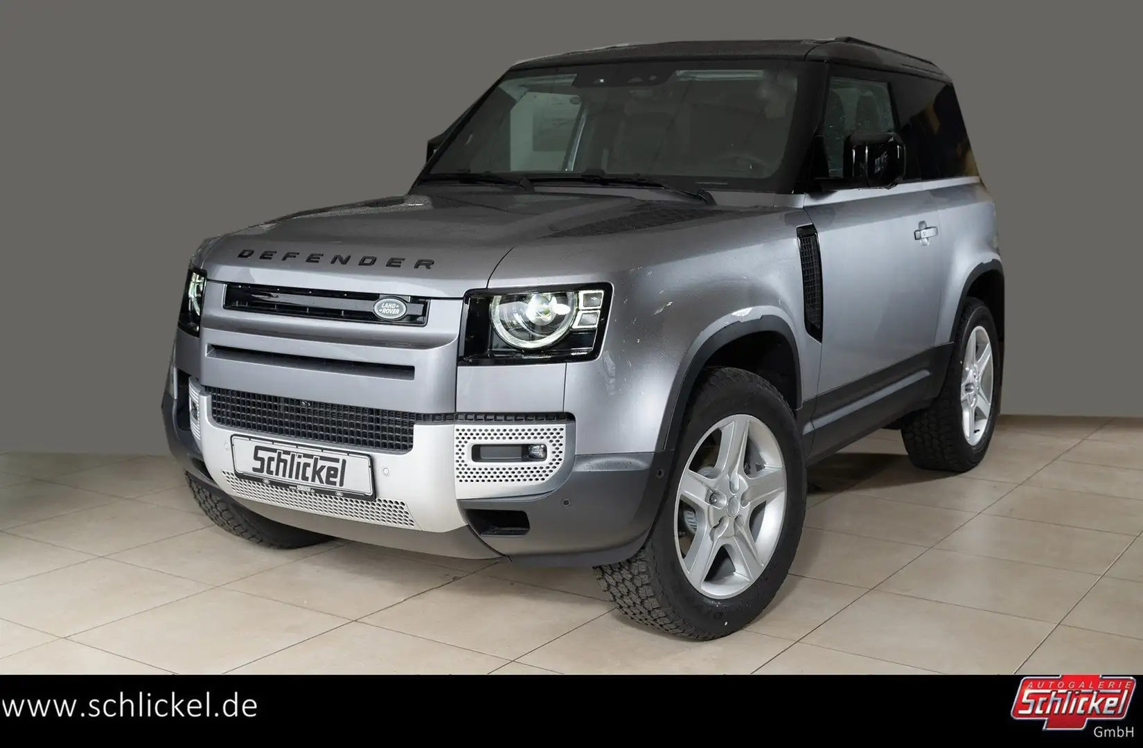 Land Rover Defender 90 D200 SE Navi Leder 360°Kamera AHK Black Pack Grau - 1