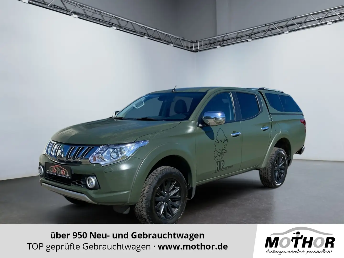 Mitsubishi L200 Top 4WD 2,4 DI-D TEMP KAM SHZ AHK DAB Grün - 1