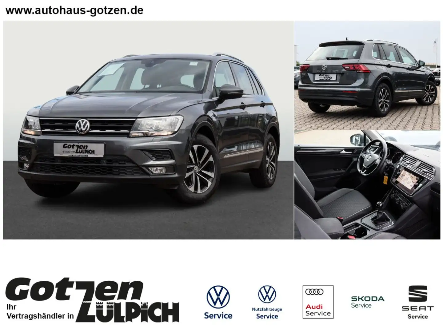 Volkswagen Tiguan 1,5TSI Comfot. UNITED Navi Winter-Paket PDC Gris - 1