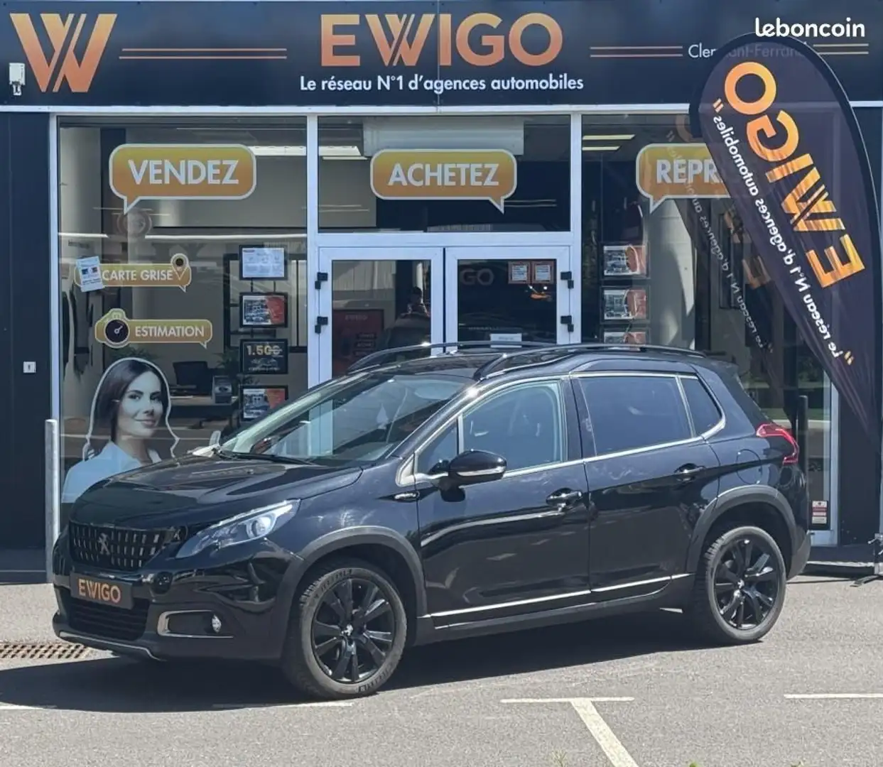 Peugeot 2008 GENERATION-I 1.2 PURETECH 110 GT LINE EAT BVA STAR Noir - 1