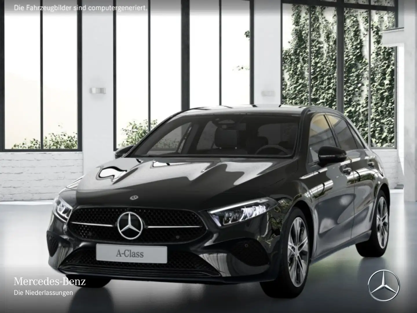Mercedes-Benz A 180 PROGRESSIVE+NIGHT+AHK+LED+KAMERA+TOTW+7G Schwarz - 2