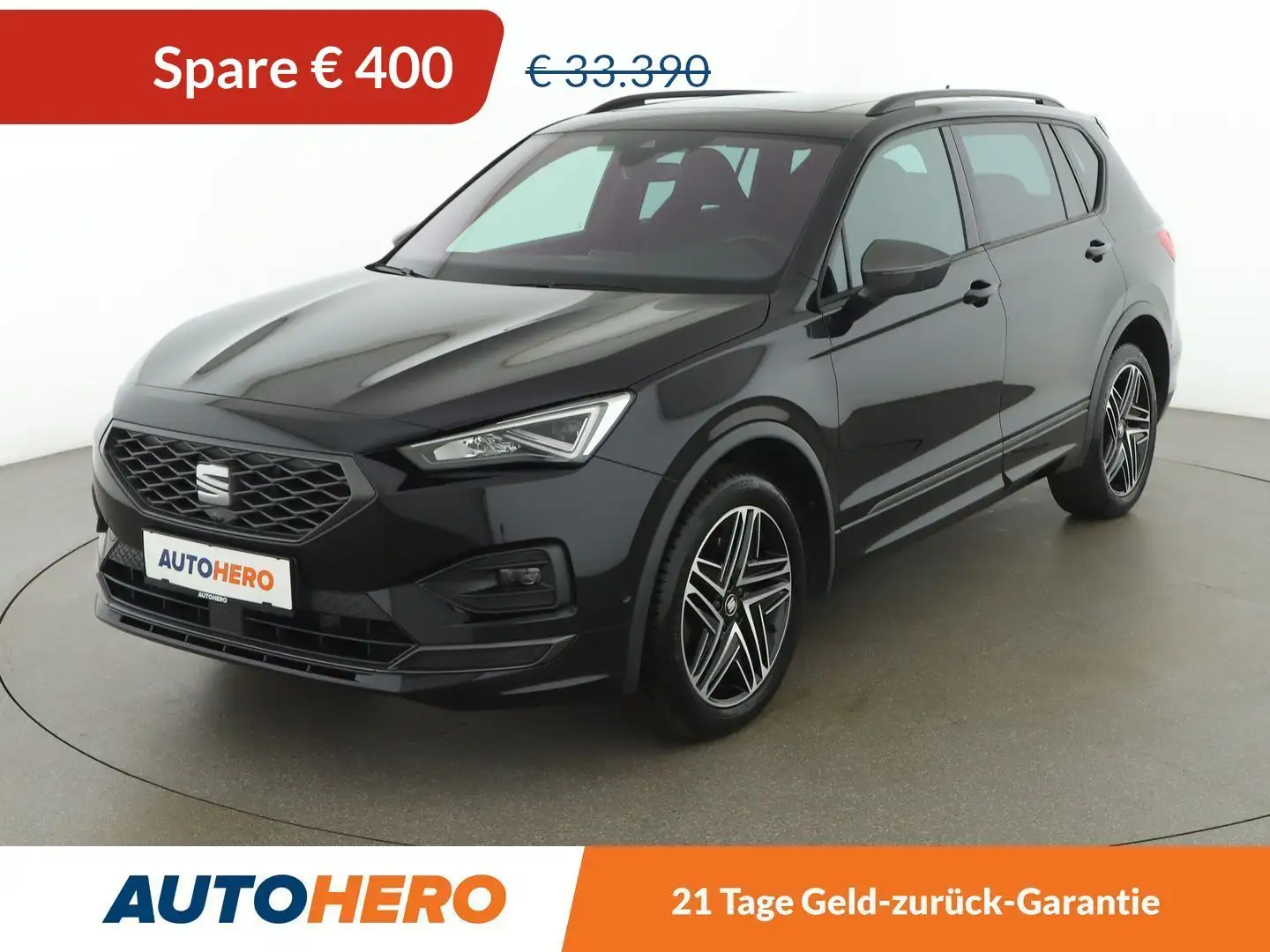 SEAT Tarraco 2.0 TDI FR 4Drive Aut. *LED*ACC*SPUR*TOT*AHK*360°* Schwarz - 1