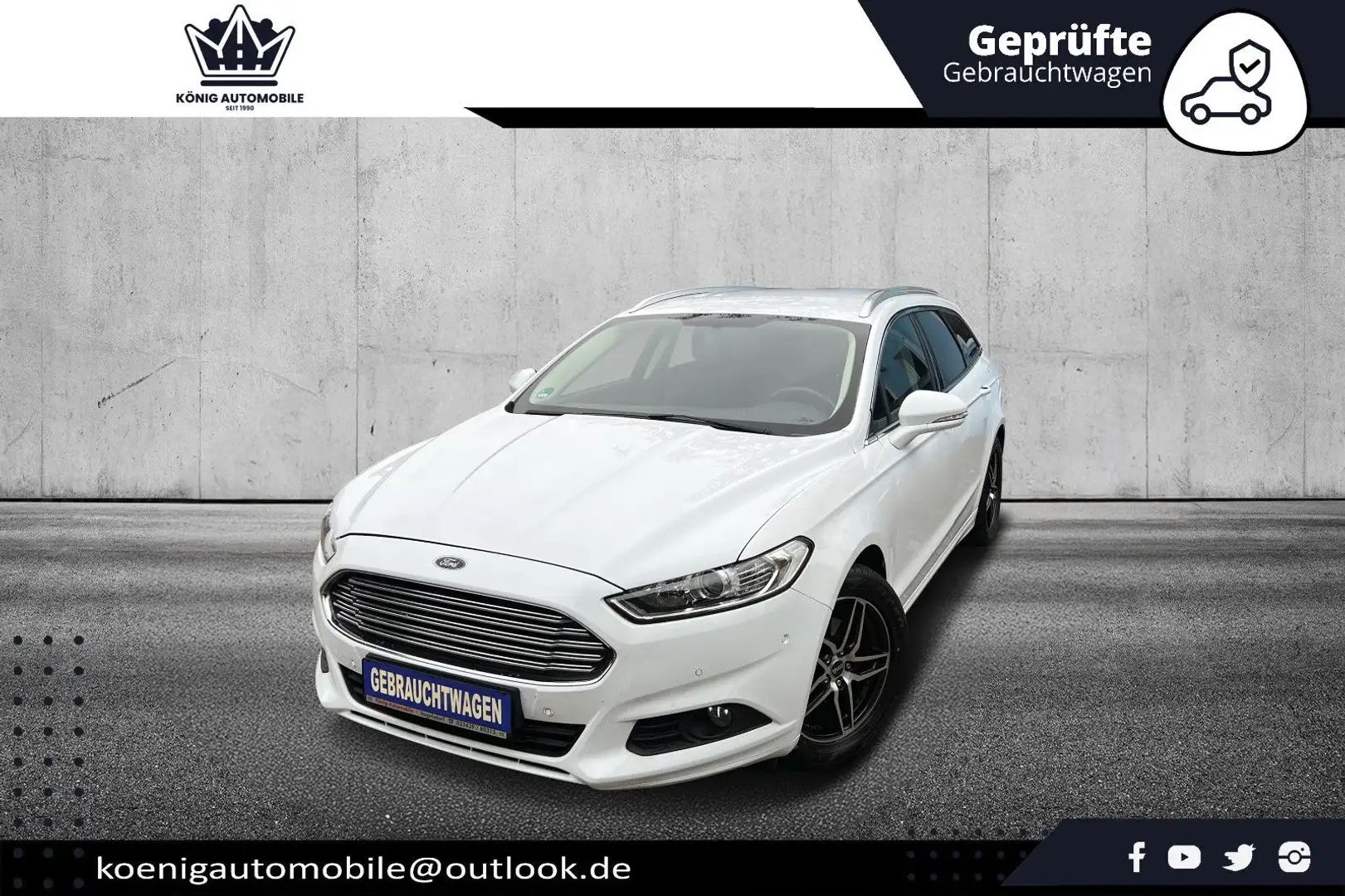 Ford Mondeo Turnier 1.5 EB Aut. Business Ed. / Navi Weiß - 1