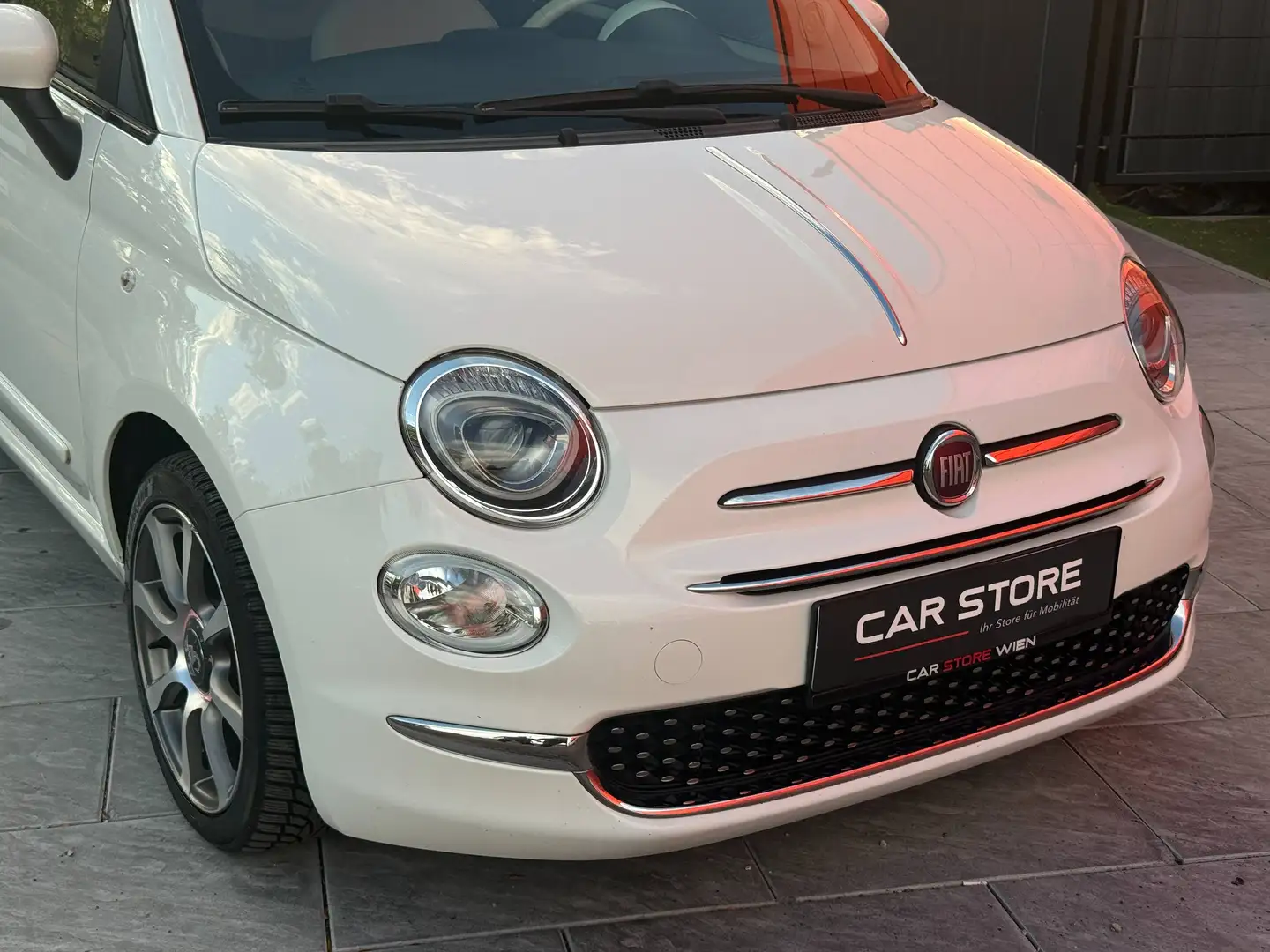 Fiat 500 Lounge|1Besitz|PDC|City-Paket|Klimaaut.|Ö-Bestpreis Weiß - 2