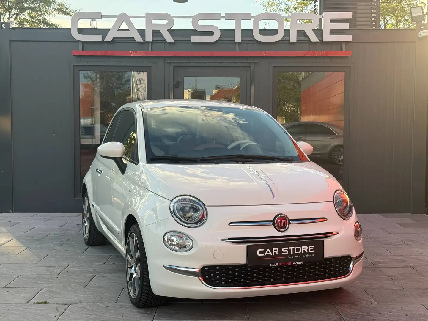 Fiat 500 Lounge|1Besitz|PDC|City-Paket|Klimaaut.|Ö-Bestpreis Weiß - 1
