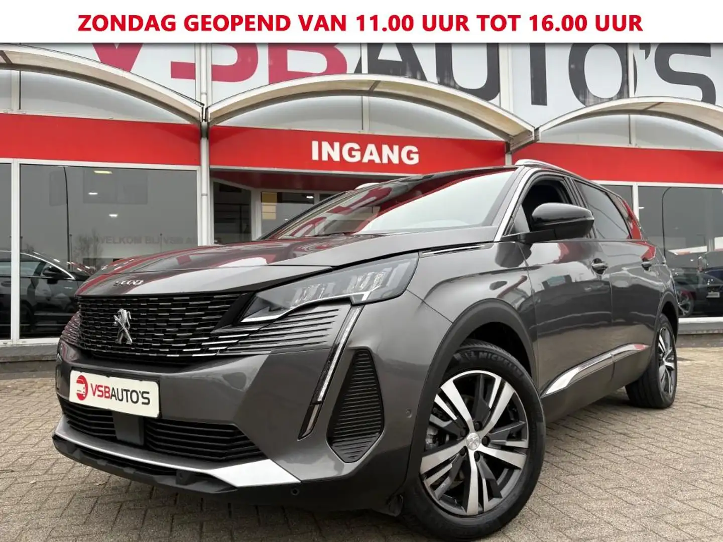 Peugeot 5008 1.2 PURETECH 130PK AUT. ALLURE 7-PRS NAVI CAMERA C Gris - 1