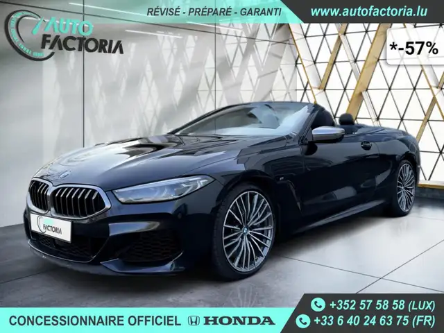 BMW M850 I Cabrio -57% 530cv BVA8 4x4+GPS+CUIR+CAM360+Opts