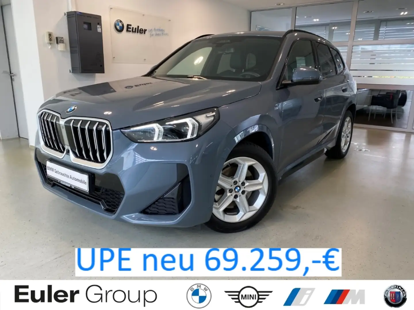 BMW X1 xDrive23d M Sport AHK Pano H/K HUD Aktivsitz Memor Grau - 1
