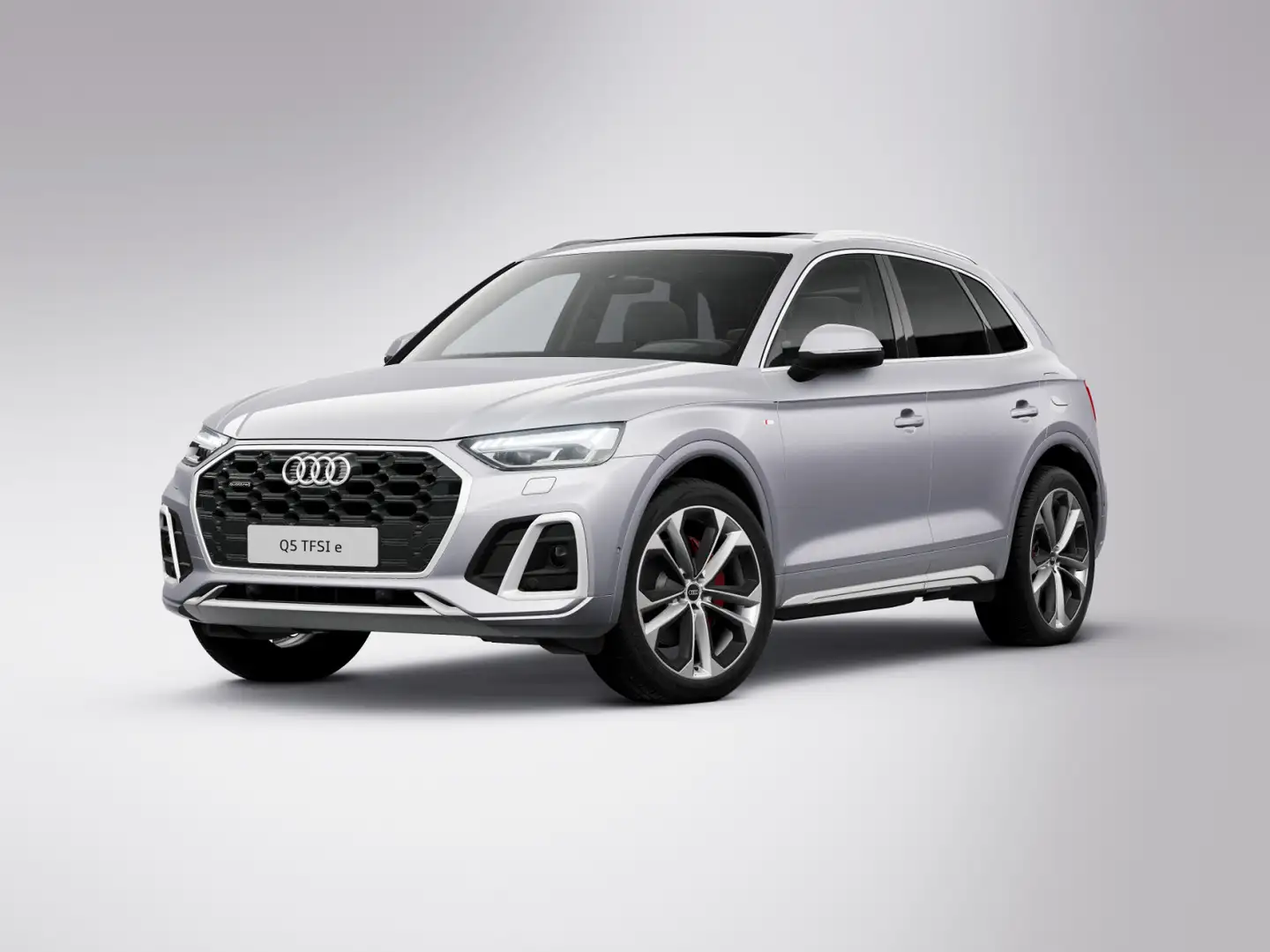 Audi Q5 55 TFSIe S line quattro 367 PS S tronic Zilver - 1