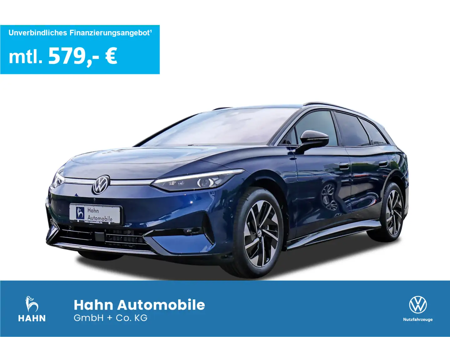 Volkswagen ID.7 Tourer Pro 210 kW (286 PS) 77 kWh Blau - 1