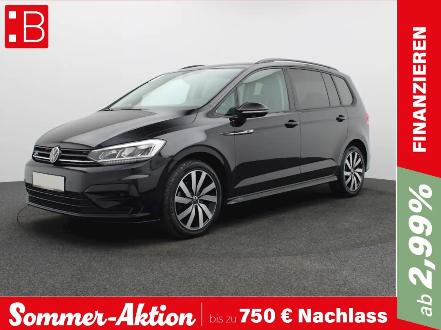 Volkswagen Touran 2.0 TDI DSG Highline R-Line BLACK STYLE KAMERA ALU Schwarz - 1