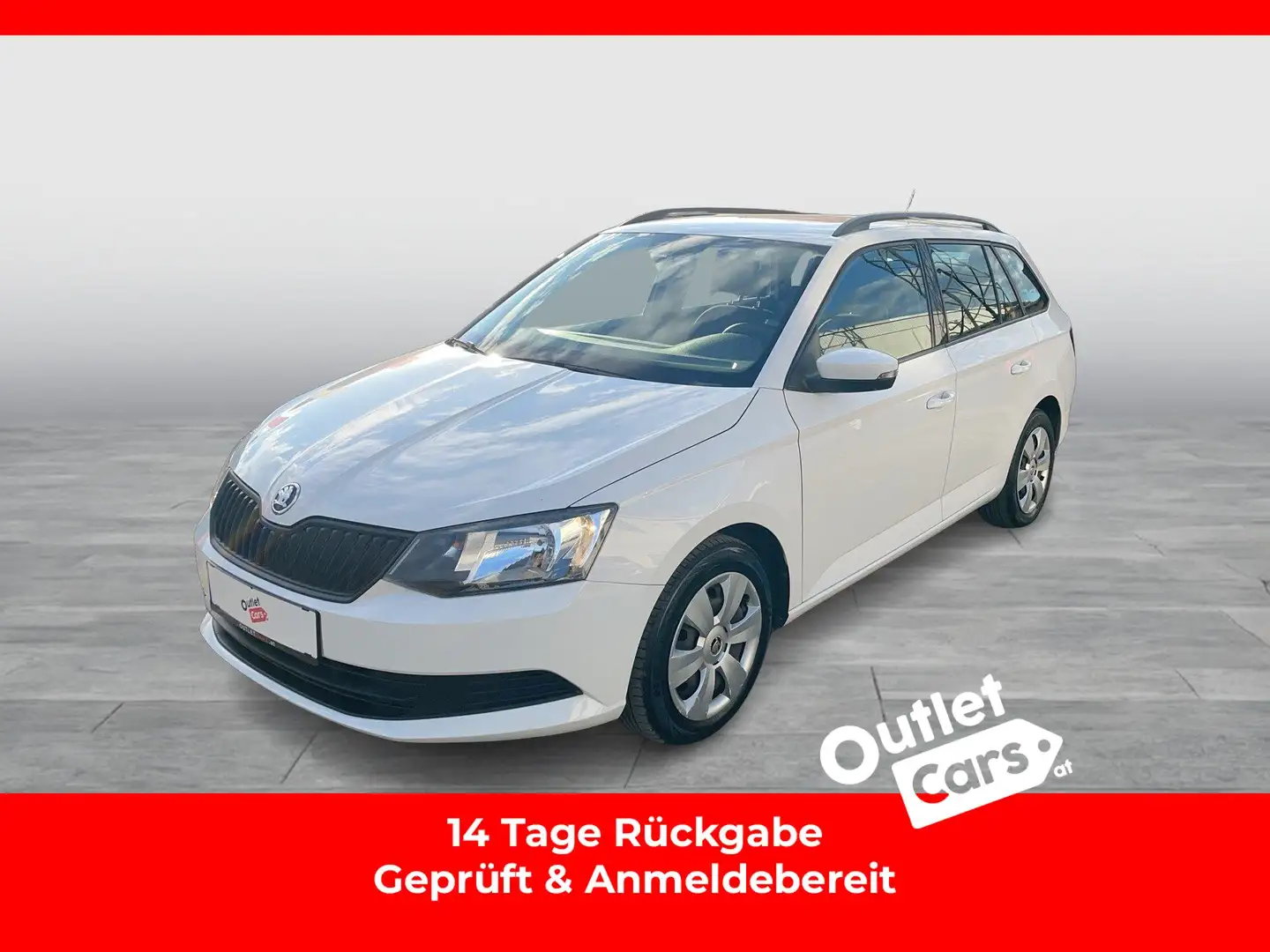 Skoda Fabia Combi 1.0 MPI Green tec Active SoundSys Weiß - 1