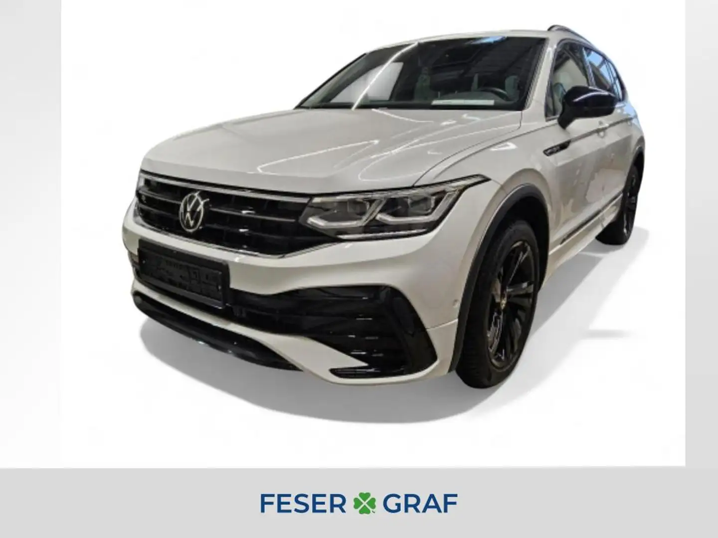 Volkswagen Tiguan Allspace 2.0 TDI R-Line 4Motion DSG/LED/Pano/Area View/Sitz Weiß - 1