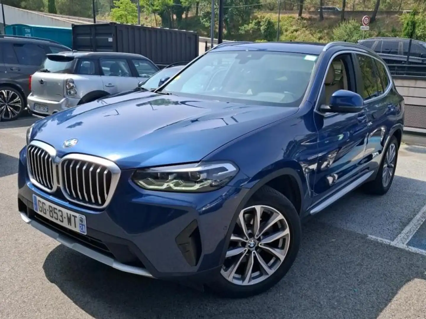 BMW X3 sDrive18d 150ch xLine Bleu - 1