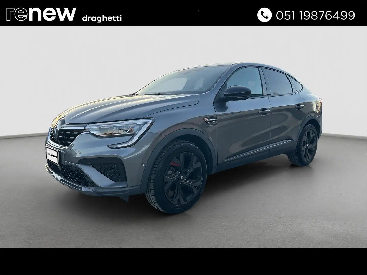 Renault Arkana Arkana 1.6 E-Tech full hybrid R.S. Line 145cv Grijs - 1