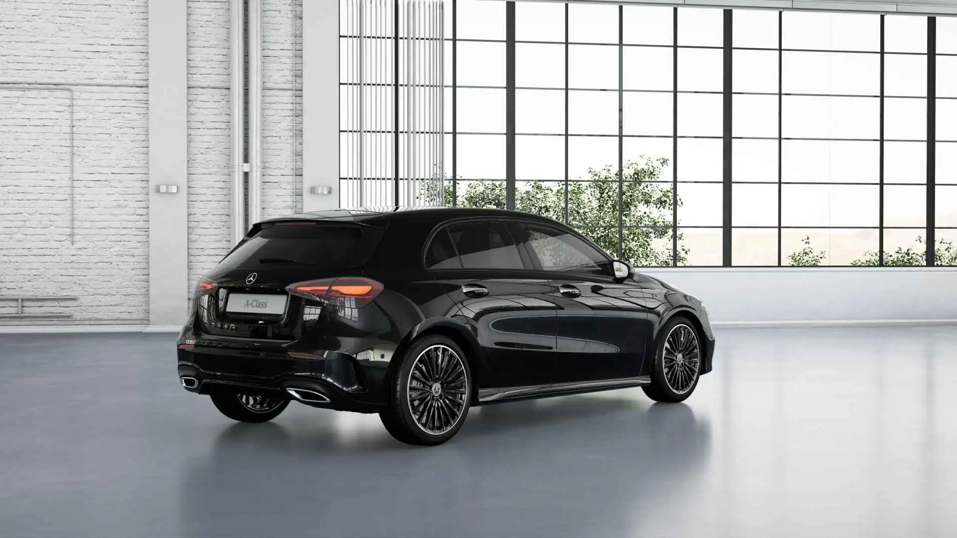 Mercedes-Benz A 180 Business Solution AMG | Panoramaschuifdak | Night Zwart - 2
