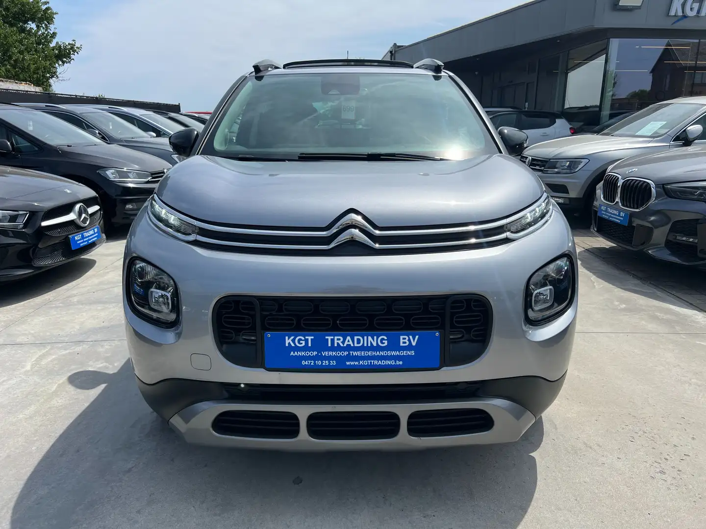 Citroen C3 Aircross 1.2i PURETECH NAVIGATIE OPENDAK CARPLAY PDC LED Grijs - 2