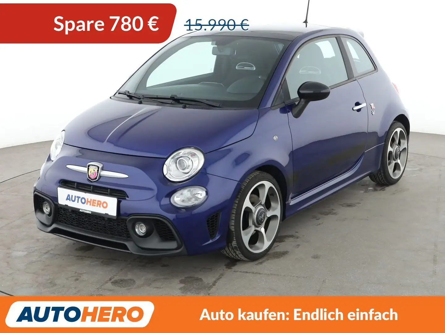 Abarth 595 1.4 Turbo *BiXENON*PDC*ALU*KLIMA*GARANTIE* Blau - 1