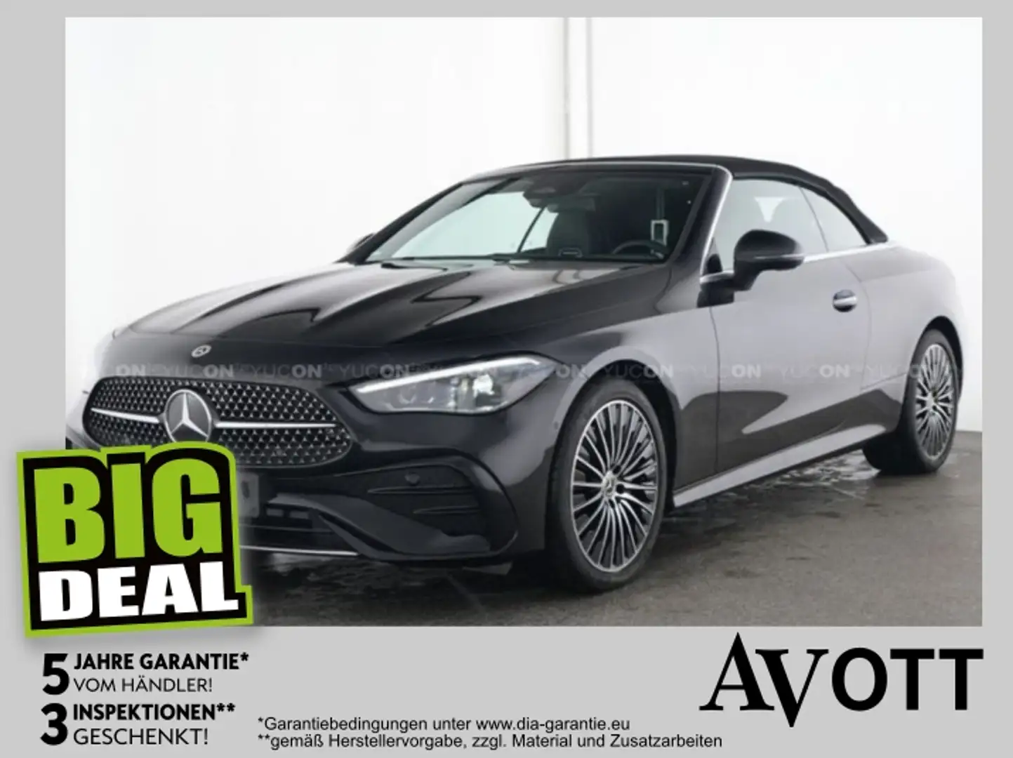 Mercedes-Benz CLE 220 d AMG Cabriolet Schwarz - 1