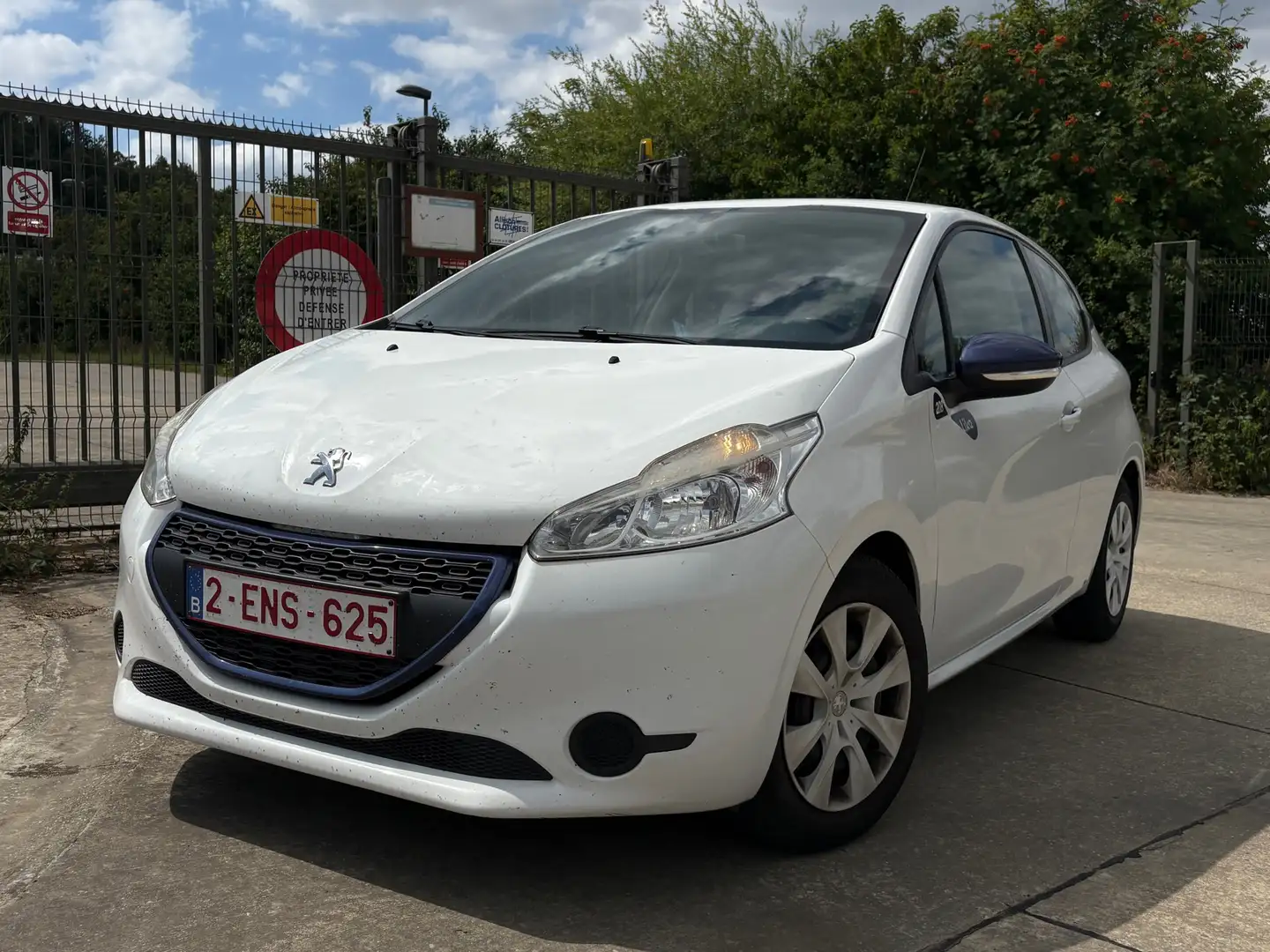 Peugeot 208 1.0i bluelike avec airco Weiß - 1