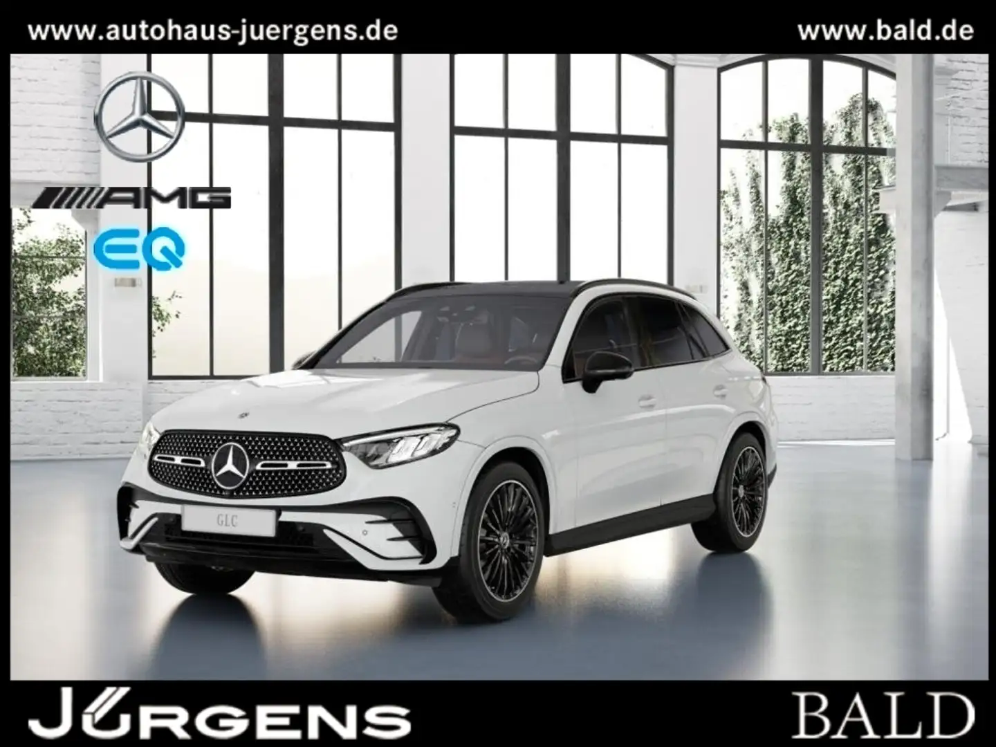 Mercedes-Benz GLC 300 d 4M AMG-Sport/Pano/Burm/Night/AHK/Distr Weiß - 1