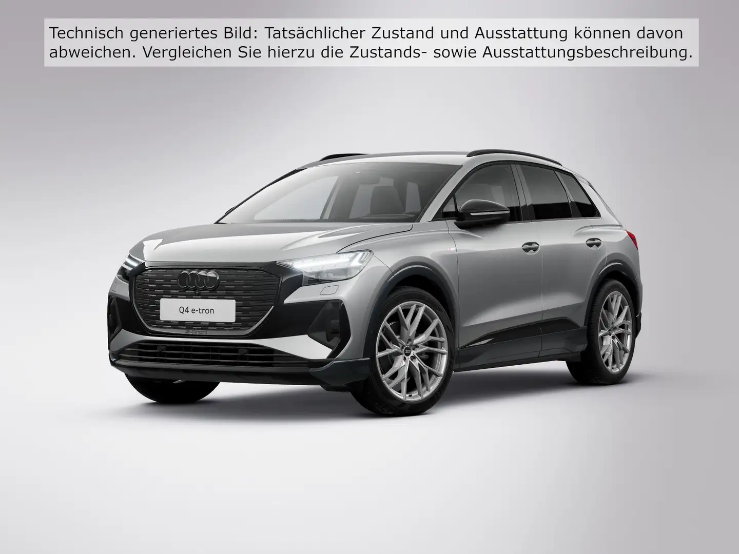 Audi Q4 e-tron Q4 35 e-tron 2x S LINE LM21 HuD AHK SONOS WÄRMEP Grau - 2