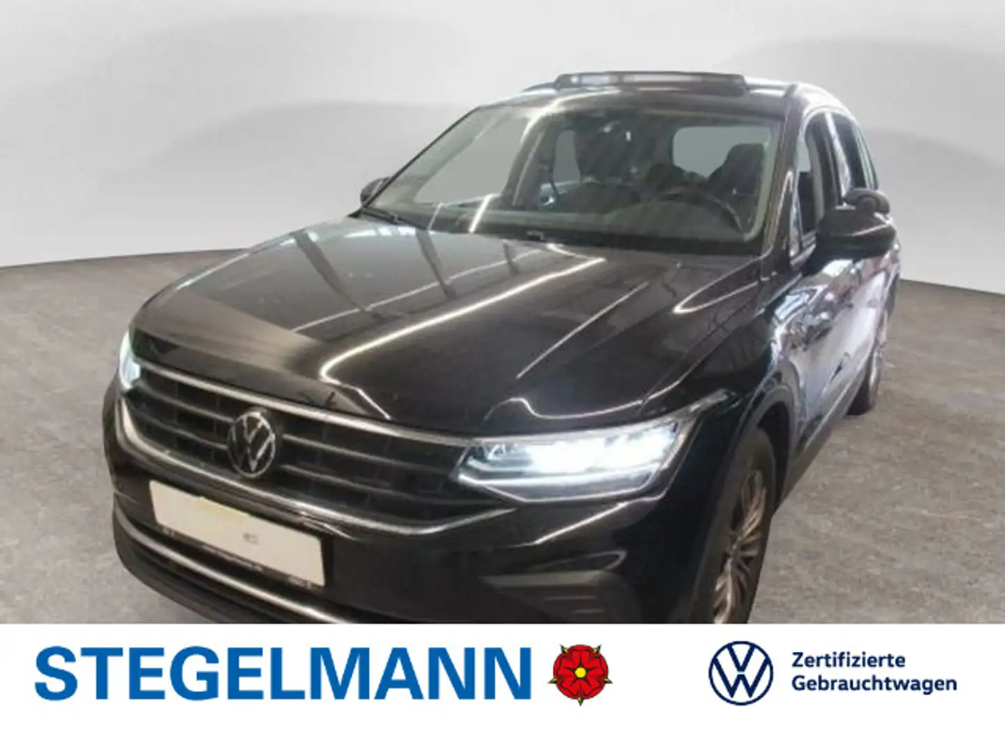 Volkswagen Tiguan 2.0 TDI Life *AHK*LED*Navi*Pano* Schwarz - 1