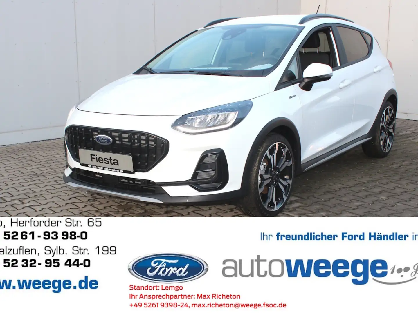 Ford Fiesta Active 1,0 EcoBoost Hybrid Alb - 1