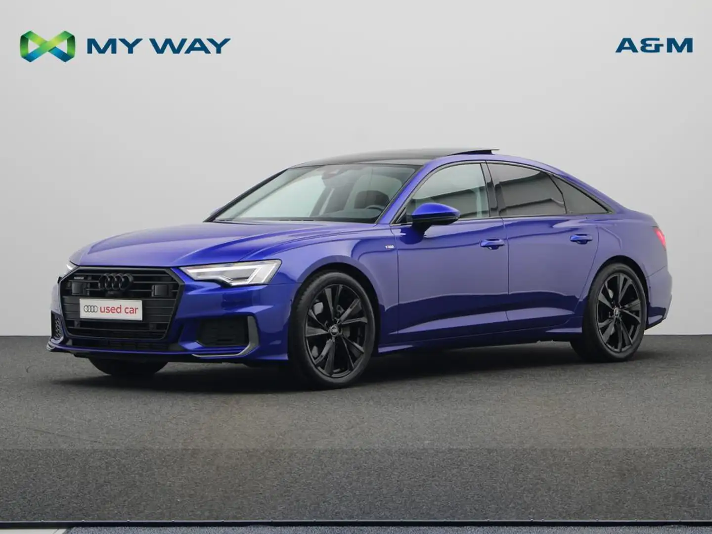 Audi A6 SPORT S-LINE 45 TFSI QUATTRO 265 PK S-TRONIC Niebieski - 1