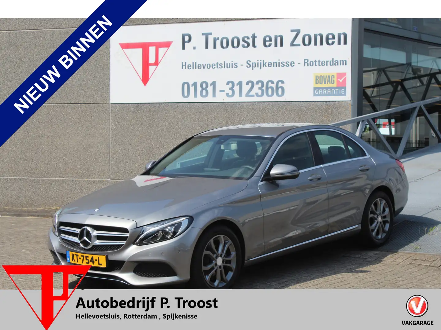 Mercedes-Benz C 180 Prestige AUTOMAAT/Navigatie/Climate control/Cruise Grau - 1