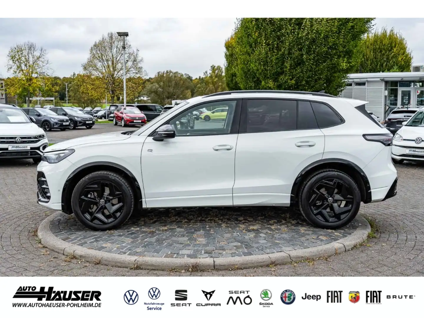 Volkswagen Tiguan R-Line 2.0 TDI DSG PANO AHK EL. HECKKL. TOP-VIEW N Weiß - 2