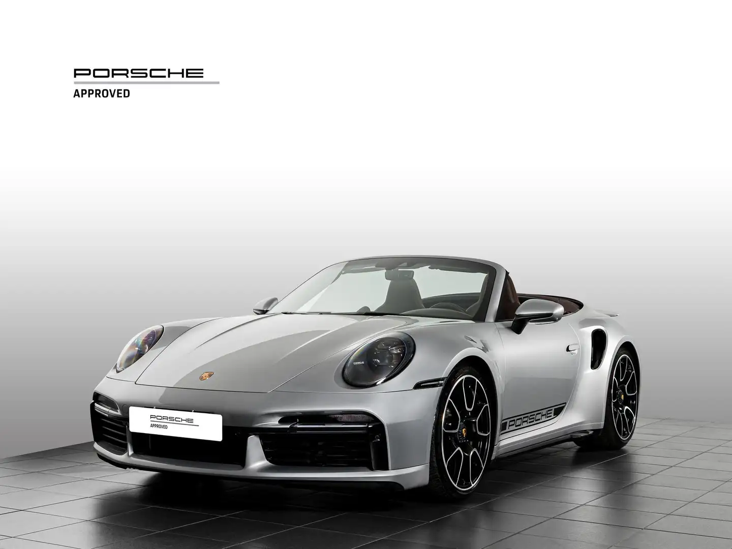 Porsche 992 Turbo S Cabriolet Серебристый - 1