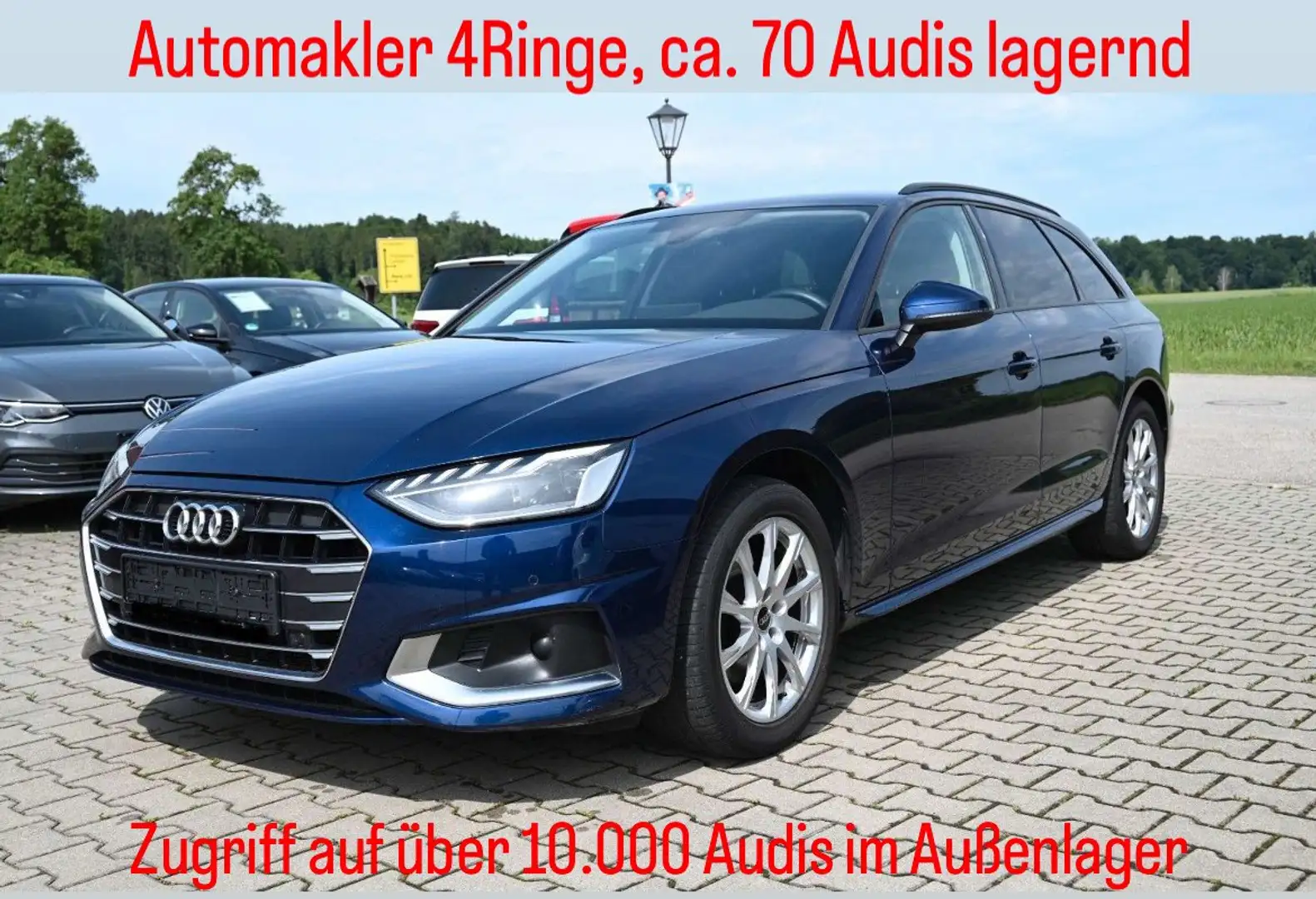 Audi A4 Avant 30 TDI S-tronic Blauw - 1