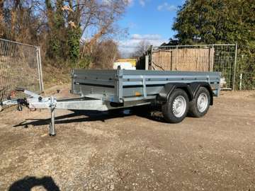 2300 S 2500 KG Stahl gebremst Tieflader +SR