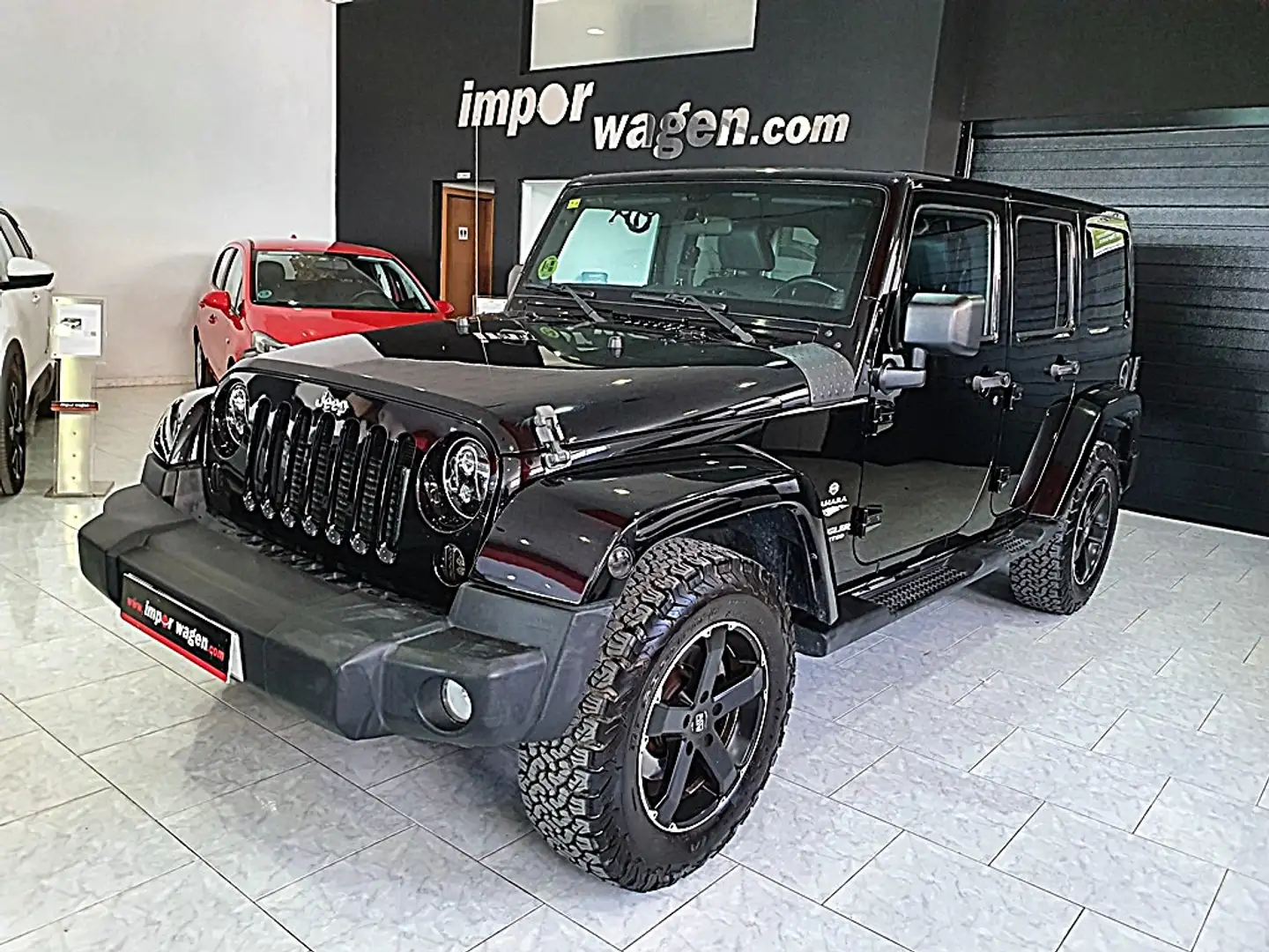 Jeep Wrangler Unlimited 2.8CRD Sahara Aut. Negro - 1