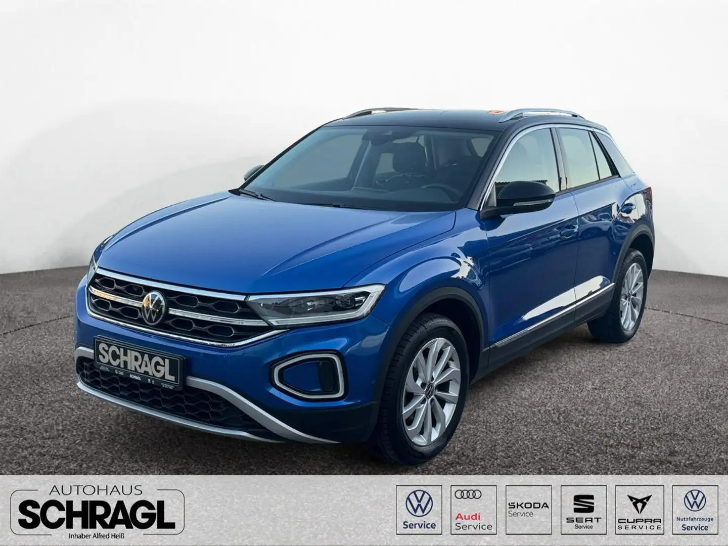 Volkswagen T-Roc 1.5 TSI STYLE+NAVI+ACC+KAMERA+LED+SITZHZG Blu/Azzurro - 1