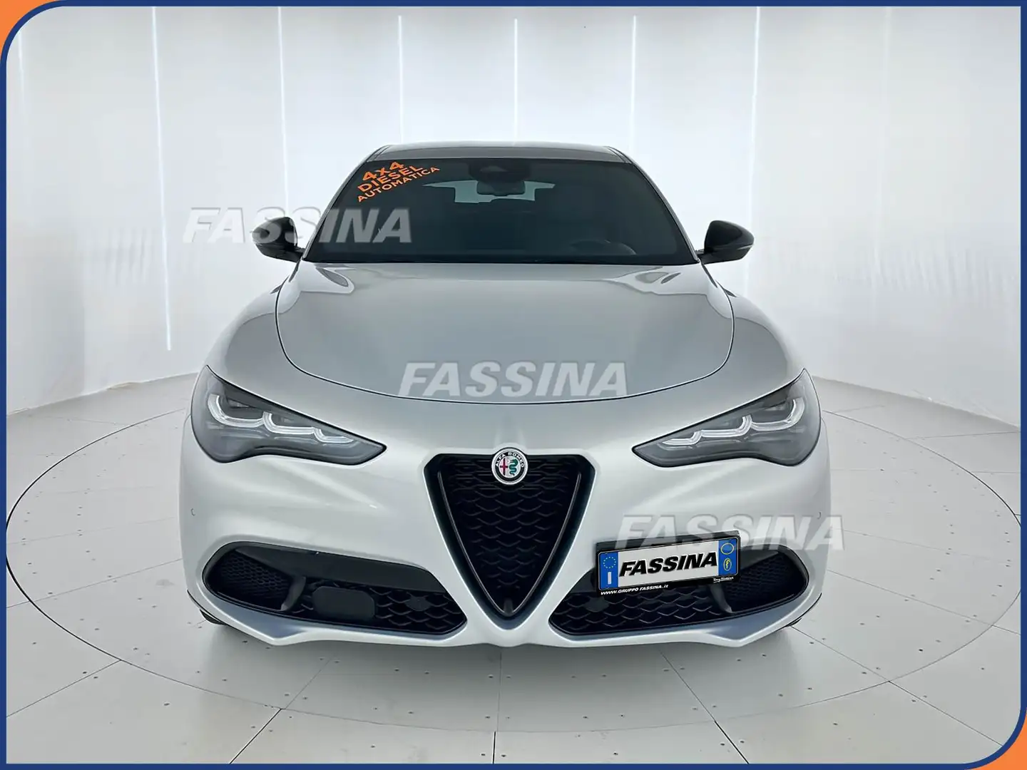 Alfa Romeo Stelvio 2.2 Turbodiesel 210 CV AT8 Q4 Veloce Grigio - 2