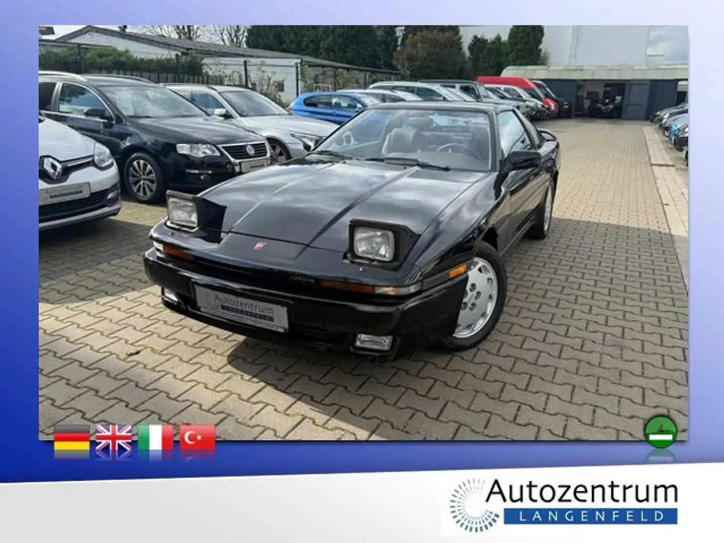 Toyota Supra 3.0 Turbo Targa *RARITÄT* Negru - 1