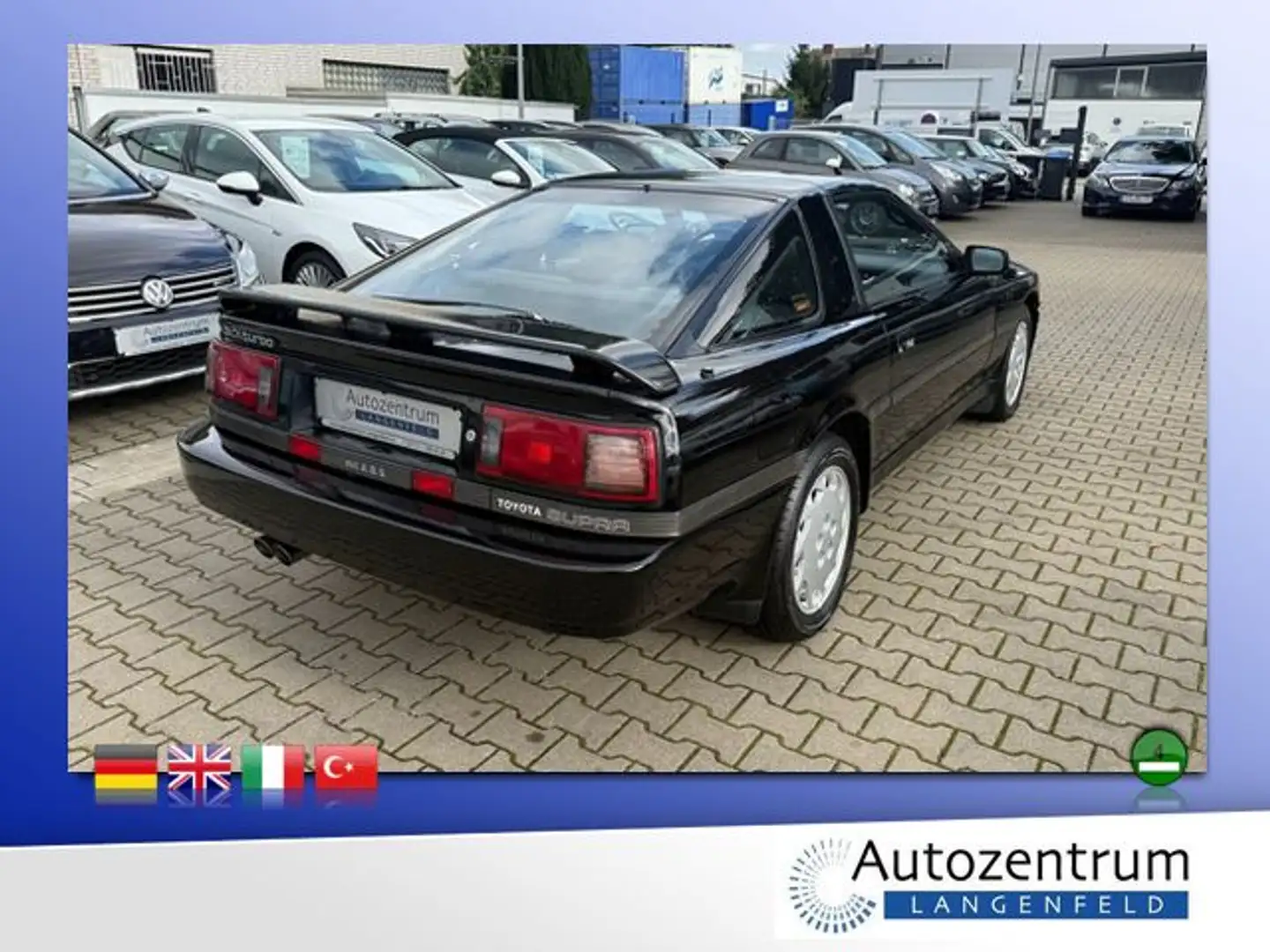 Toyota Supra 3.0 Turbo Targa *RARITÄT* Noir - 2