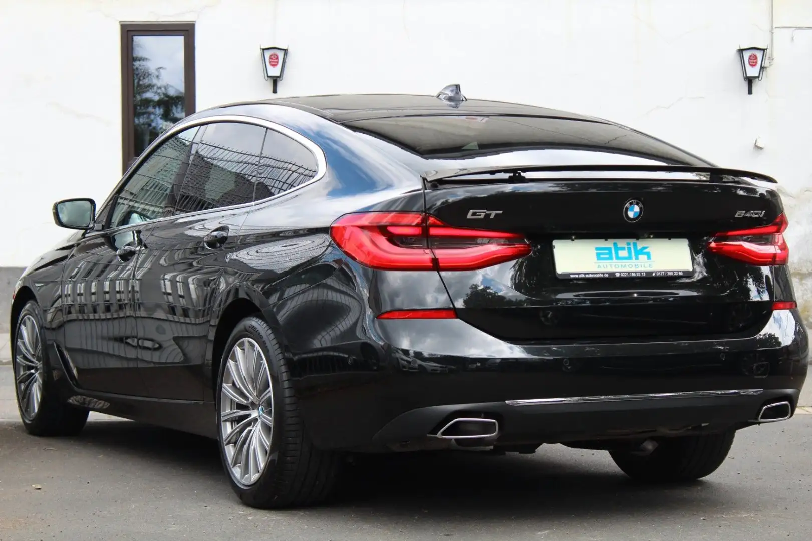 BMW 640 640 GT MASSAGE 360° EXKLUSIV NAPPA Ferng.-Parken Zwart - 2