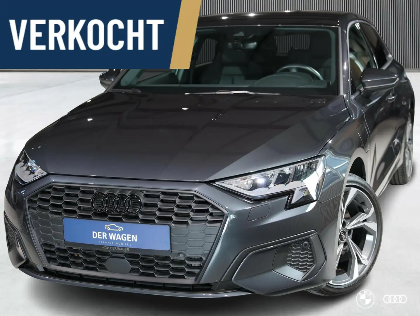 Audi A3 Sportback 40 TFSI e S BLACK EDITION / RS STOEL / L Gris - 1