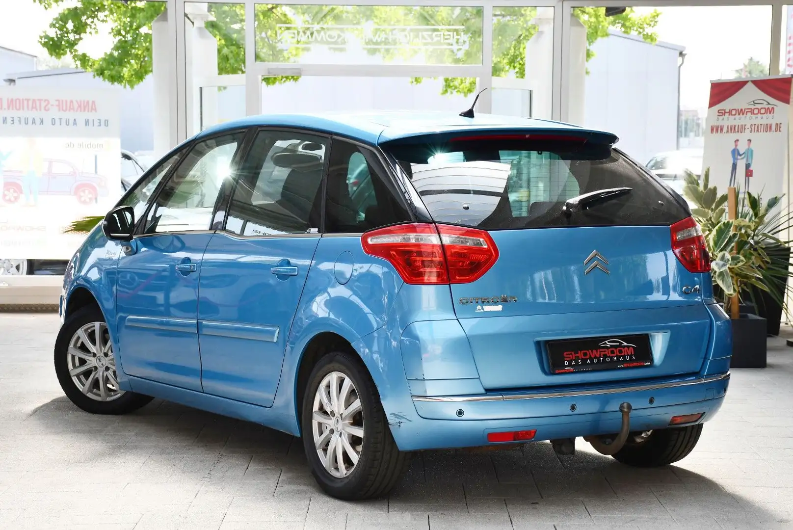 Citroen C4 Picasso Exclusive Automatik Diesel 1.Hand Blau - 2