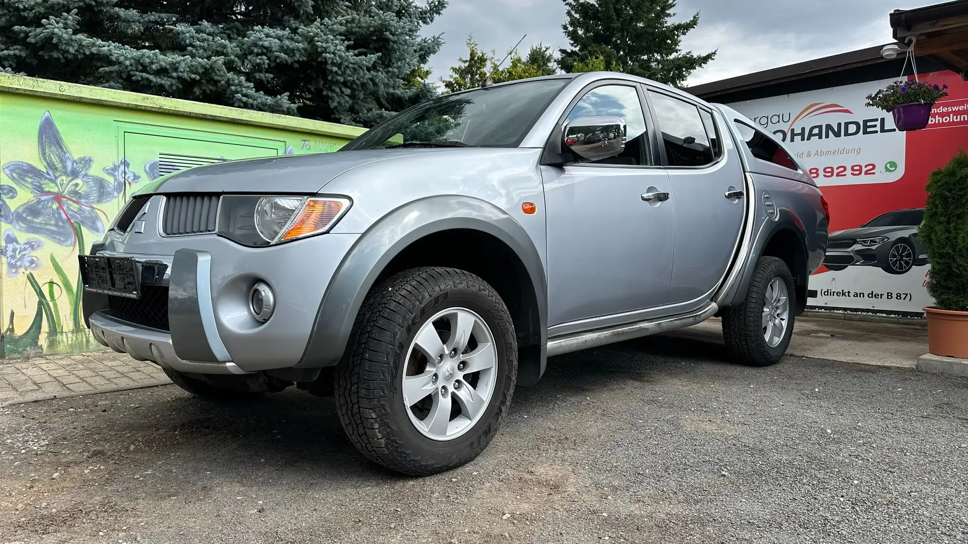 Mitsubishi L200 4x4 / 4WD/TÜV-HU-02-27/Klima/AHK./SHK./2-Hand: Gri - 1
